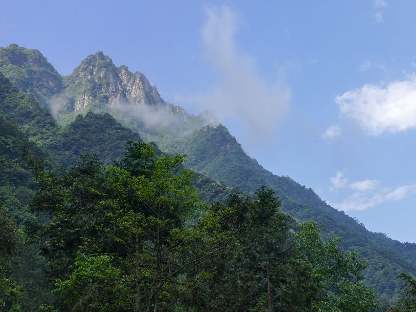 都庞岭脉溪流飞